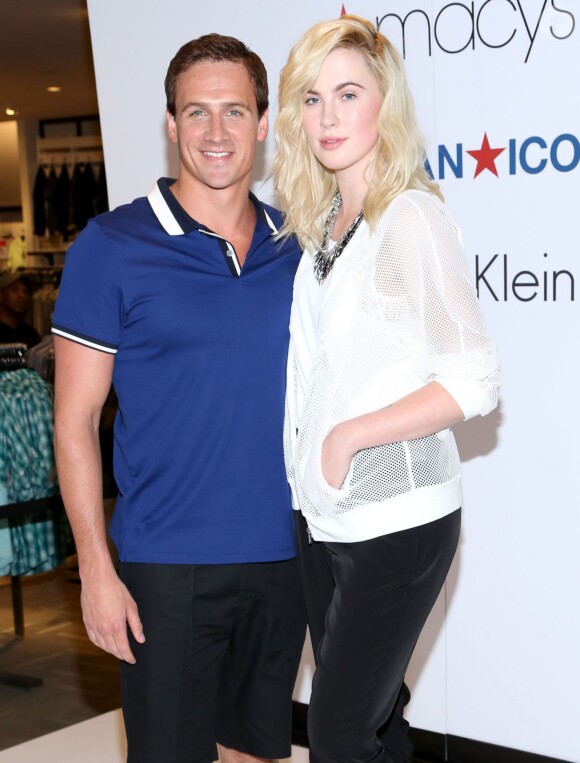Ryan Lochte et Ireland Baldwin à la soirée "American Icons " à New York, le 21 mai 2014.
