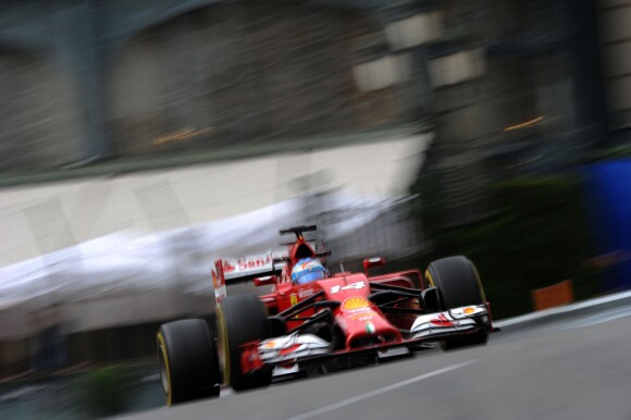 Fernando Alonso lors des essais libres du Grand Prix de Monaco, le 22 mai 2014