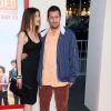 Adam Sandler et sa femme Jackie Sandler lors de la première de Blended au TCL Chinese Theatre, Hollywood, Los Angeles, le 21 mai 2014.