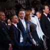 Adam Siegel, Benoit Debie, Iain De Caestecker, Ryan Gosling, Christina Hendricks, Geoffrey Arend, Reda Kateb et Matt Smith - Montée des marches du film "Coming Home" lors du 67e Festival du film de Cannes le 20 mai 2014