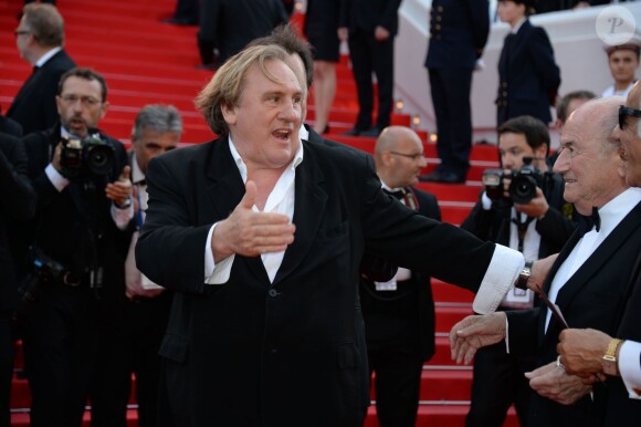 Festival de Cannes 2014 : Gérard Depardieu héros du film à scandale Welcome to New York, n'a pas oublié sa bonne humeur