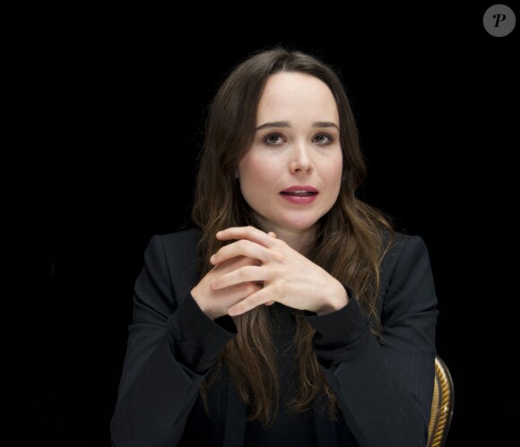 Ellen Page - Conférence de presse avec les acteurs du film "X-Men : Days of Future Past" au Ritz-Carlton à New York. Le 9 mai 2014 09/05/2014 - New York