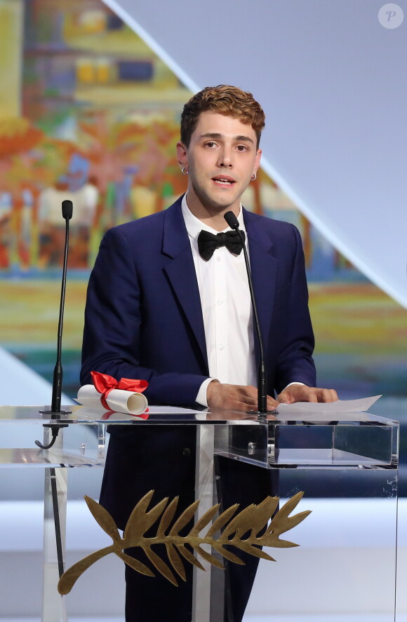 Xavier Dolan (prix du jury pour "Mommy") - Cérémonie de clôture du 67e Festival du film de Cannes le 24 mai 2014.