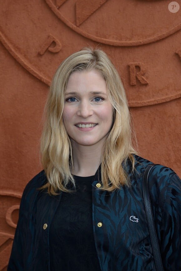 Natacha Regnier au Village Roland-Garros à Paris, le 27 mai 2014.