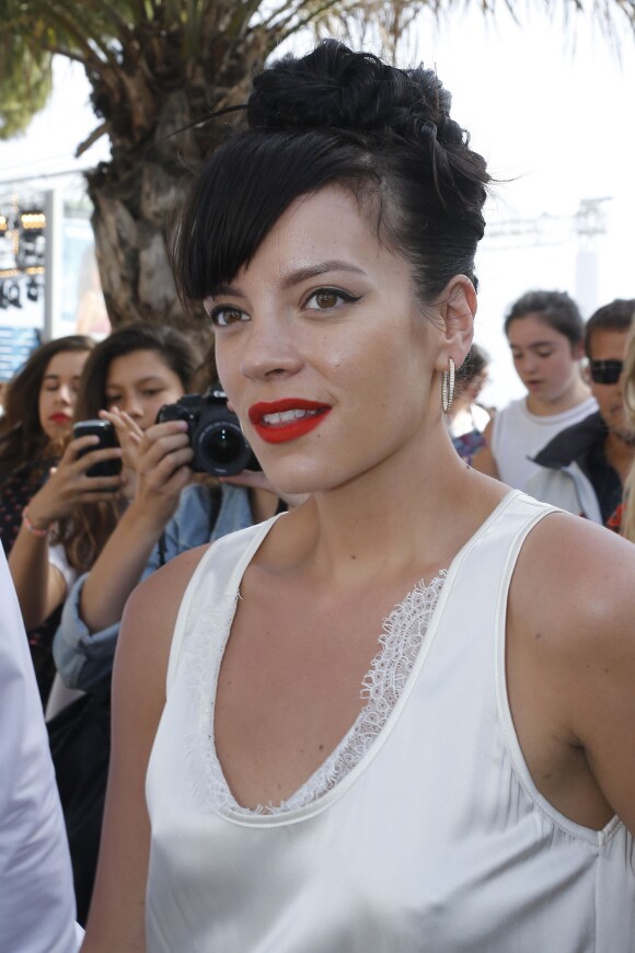 Lily Allen à Cannes, le 21 mai 2014.