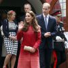 Kate Middleton et le prince William, connus comme la comtesse et le comte de Strathearn en Ecosse, ont achevé leur visite dans le Perthshire par une visite à la fête de Forteviot, le 29 mai 2014