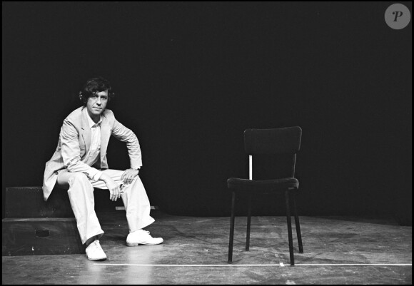 Pierre Péchin sur scène à Paris en 1979. 
