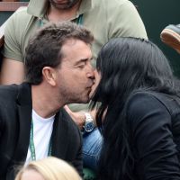 Jade Foret et Arnaud Lagardère amoureux : Tendres baisers à Roland-Garros