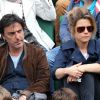 Yvan Attal et Marina Foïs à Roland-Garros lors du cinquième jour des Internationaux de France à Paris le 29 mai 2014