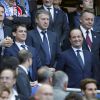 Manuel Valls et Francois Hollande - Finale du Top 14 entre Toulon contre Castres (18-10) au Stade de France à Paris, le 31 mai 2014.
