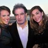 Lorie, Raphael Mezrahi et la présidente de l'association, Nicole Ponsot, participent à la soirée de Gala caritative au profit de l'association "Des Cantines Scolaires pour les Enfants du Sahel" à Cannes au Five Seas Hotel, le 31 mai 2014.