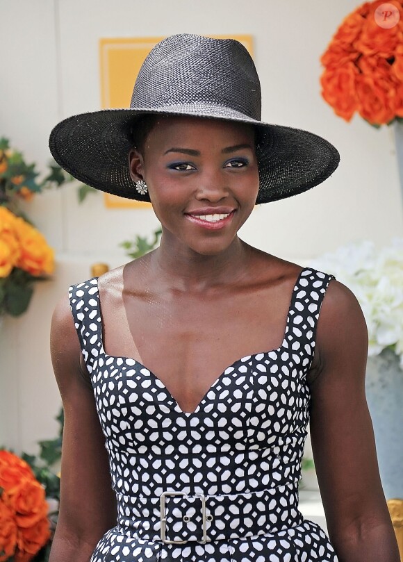 Lupita Nyong'o au 7e match de polo Veuve Clicquot à Jersey City, le 31 mai 2014.