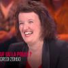 Anne Roumanoff dans L'Œuf ou la Poule sur D8. Emission diffusée le 6 juin 2014 à 20h50.
