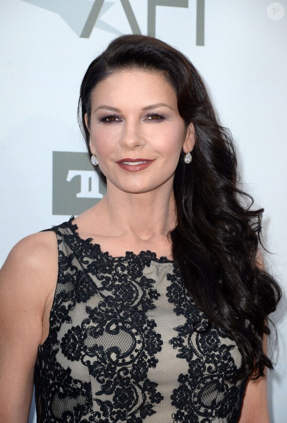 Catherine Zeta-Jones lors de la soirée du prix AFI rendant hommage à Jane Fonda à Hollywood le 5 juin 2014.
