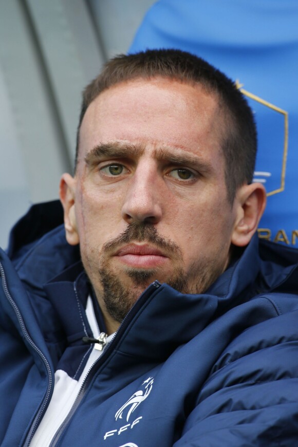 Franck Ribery lors du match amical France/Norvège au stade de France à Saint-Denis le 27 mai 2014.