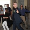 Eros Ramazzotti se rend au Palazzo Reale de Milan le 6 juin 2014 pour épouser sa compagne Marica Pellegrinelli.