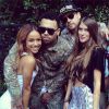 Chris Brown à l'honneur de sa fête de bienvenue, organisée par sa petite amie Karrueche Tran. Los Angeles, le 5 juin 2014.