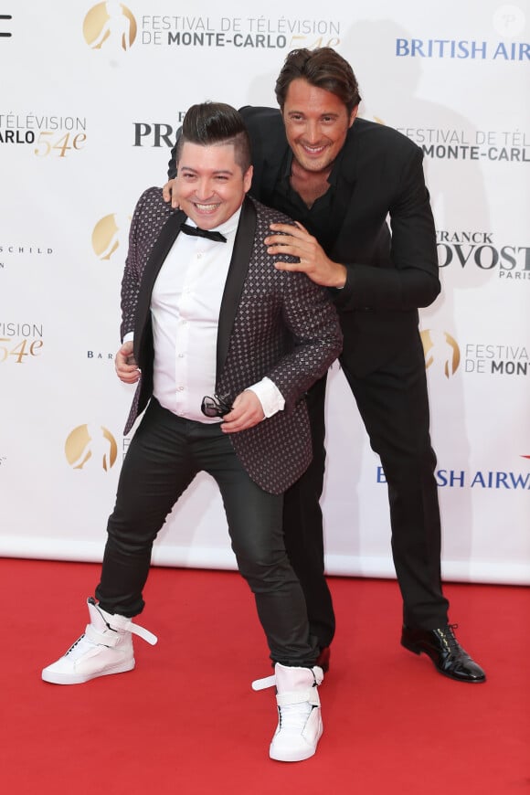 Vincent Cerutti et Chris Marques - Cérémonie d'ouverture du 54ème Festival de Télévision de Monte Carlo le 7 Juin 2014  opening ceremony of the 54th Monte-Carlo Television Festival on June 7, 2014 in Monte-Carlo, Monaco07/06/2014 - Monte Carlo