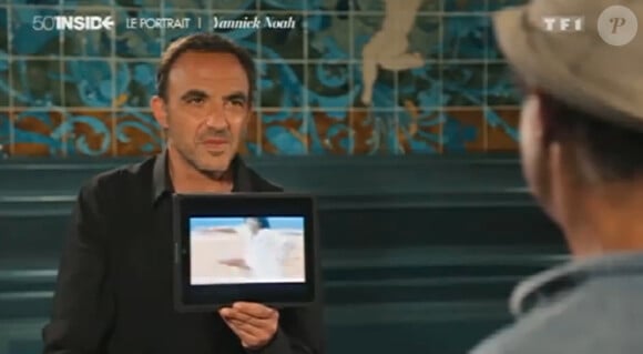 Nikos Aliagas dans 50 Minutes Inside sur TF1, le 7 juin 2014.