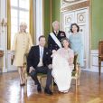 Photo officielle du baptême de la princesse Leonore de Suède, le 8 juin 2014 à Stockholm