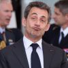 Nicolas Sarkozy à la cérémonie de commémoration du 70e anniversaire du débarquement sur la plage Sword Beach à Ouistreham le 6 juin 2014.