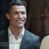 Cristiano Ronaldo (Real Madrid) chante dans une pub pour la banque BESA avec Anselmo Ralph - juin 2014
