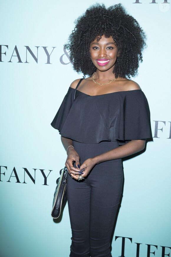 Inna Modja - Inauguration du Flagship Tiffany & Co sur l'avenue des Champs-Elysées à Paris le 10 juin 2014.