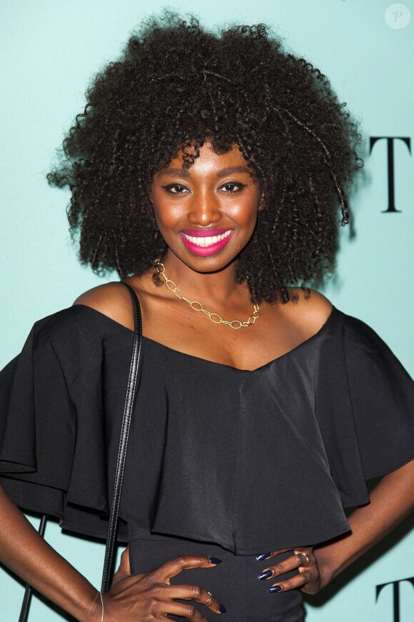 Inna Modja lors de la soirée d'ouverture de la boutique Tiffany & Co au 62 avenue des Champs-Elysées, Paris, le 10 juin 2014.