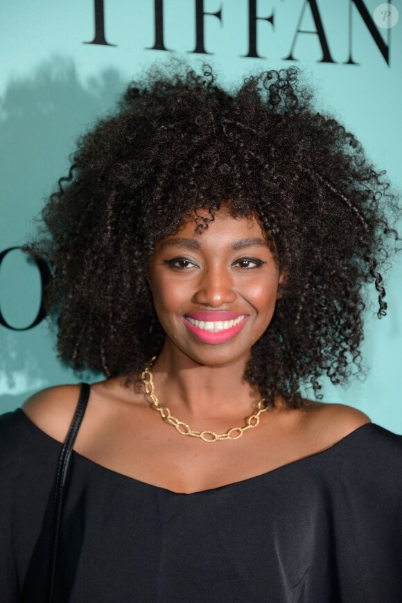 Inna Modja lors de la soirée d'ouverture de la boutique Tiffany & Co au 62 avenue des Champs-Elysées, Paris, le 10 juin 2014.