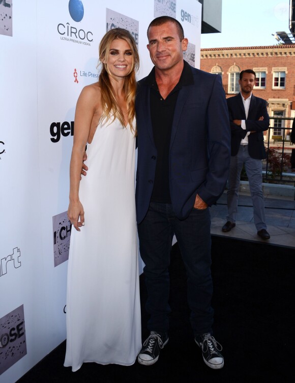 AnnaLynne McCord et Dominic Purcell assistent à la projection du minifilm I Choose à l'Harmony Gold Theatre. Los Angeles, le 10 juin 2014.