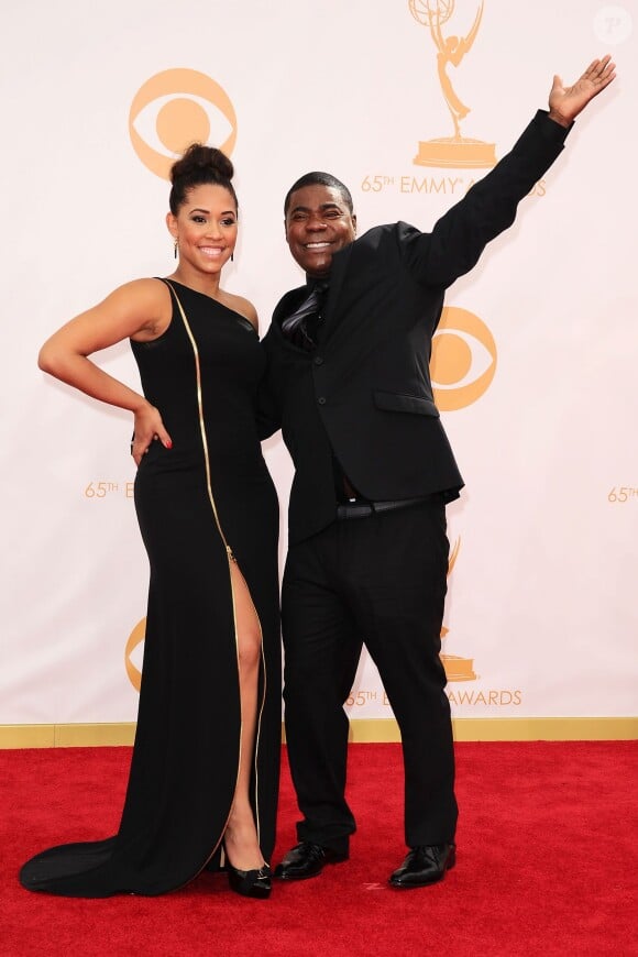 Tracy Morgan et sa fiancée Megan à Los Angeles, le 22 septembre 2013.