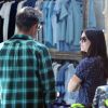 Courteney Cox fait du shopping avec son ex-mari David Arquette, le 12 juin 2014 à Los Angeles.