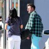 Courteney Cox et son ex-mari David Arquette font du shopping dans les rues de Los Angeles, le 12 juin 2014.