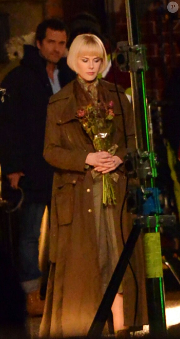 Nicole Kidman tourne Paddington à Londres le 4 novembre 2013.