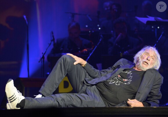 Pierre Richard fête ses 80 ans à l'Olympia à Paris, le 13 juin 2014.