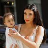 Kim Kardashian et sa fille North quittent le Children's Museum Of Manhattan. New York, le 15 juin 2014.