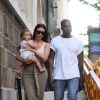 Kim Kardashian, Kanye West et leur fille North quittent le Children's Museum Of Manhattan. New York, le 15 juin 2014.