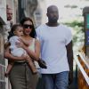 Kim Kardashian, Kanye West et leur fille North quittent le Children's Museum Of Manhattan. New York, le 15 juin 2014.