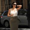 Kim Kardashian, maman sexy pour l'anniversaire de sa fille North. New York, le 15 juin 2014.