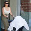 Kim Kardashian, maman sexy pour l'anniversaire de sa fille North. New York, le 15 juin 2014.