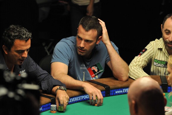 Tournoi de poker caritatif à Las Vegas le 2 juillet 2009 avec notamment Ben Affleck