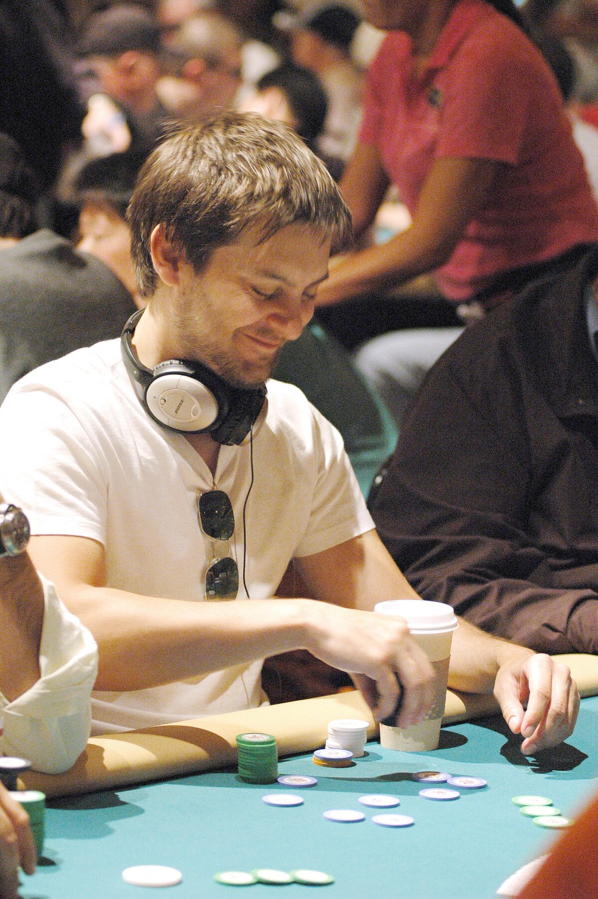 Photo : Tobey Maguire lors du WPT's The Mirage Poker Showdown à Las ...