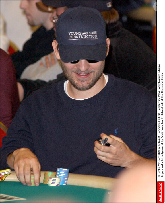 Tobey Maguire lors d'un événement du World Poker Tour le 26 février 2004