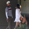 Exclusif - Justin Timberlake et Jessica Biel lors d'une sortie golf, le 15 juin 2014.