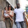 Kim Kardashian, Kanye West et leur fille North West quittent le Children's Museum Of Manhattan à New York, le 15 juin 2014.
