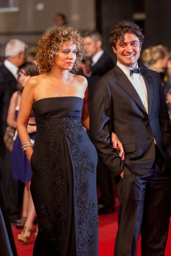 Riccardo Scamarcio, Valeria Golino - Montee des marches du film "A touch a sin" lors du 66e Festival du film de Cannes 2013