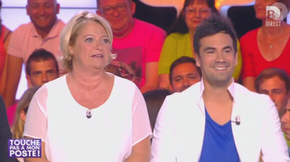 Alex Goude et Marina Carrère d'Encausse dans "Touche pas à mon poste" du 19 juin 2014.