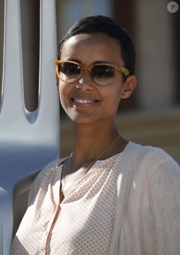 Sonia Rolland assiste en avant-première à l'inauguration de la nouvelle attraction Ratatouille, à Disneyland Paris, à Marne-la-Vallée, le 21 juin 2014.