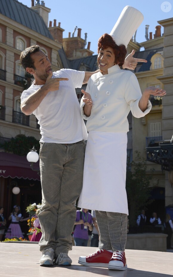 Gilles Lellouche assiste en avant-première à l'inauguration de la nouvelle attraction Ratatouille, à Disneyland Paris, à Marne-la-Vallée, le 21 juin 2014.