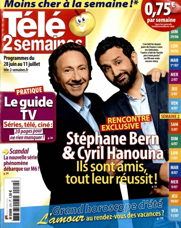 Télé 2 Semaines - édition du lundi 23 juin 2014.